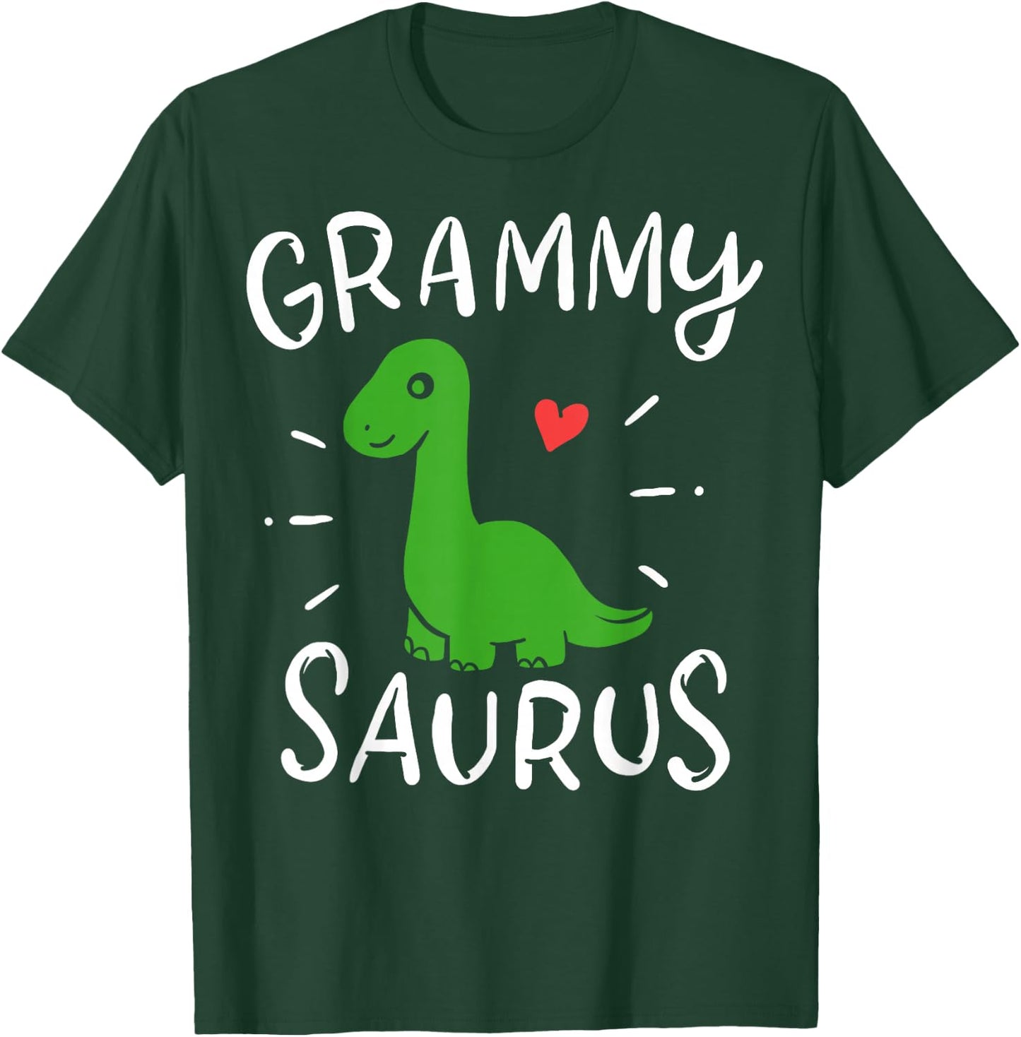 Grandma Saurus Granma Granmother Dino Dinosaurus Love Gift T-Shirt - T-Shirt | Forest