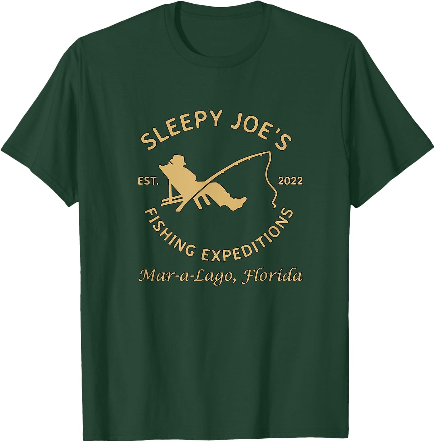 Sleepy Joe's Fishing Expeditions Mar-a-Lago, Florida T-Shirt - T-Shirt | Forest