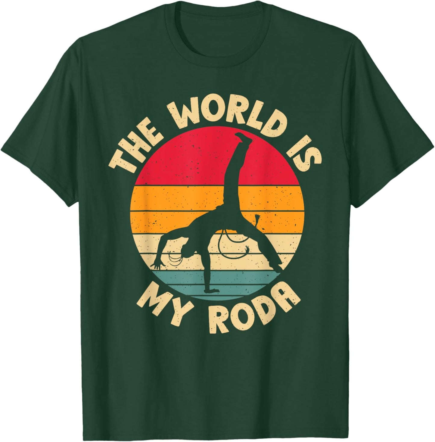 The World is my Roda Capoeira T-Shirt - T-Shirt | Forest