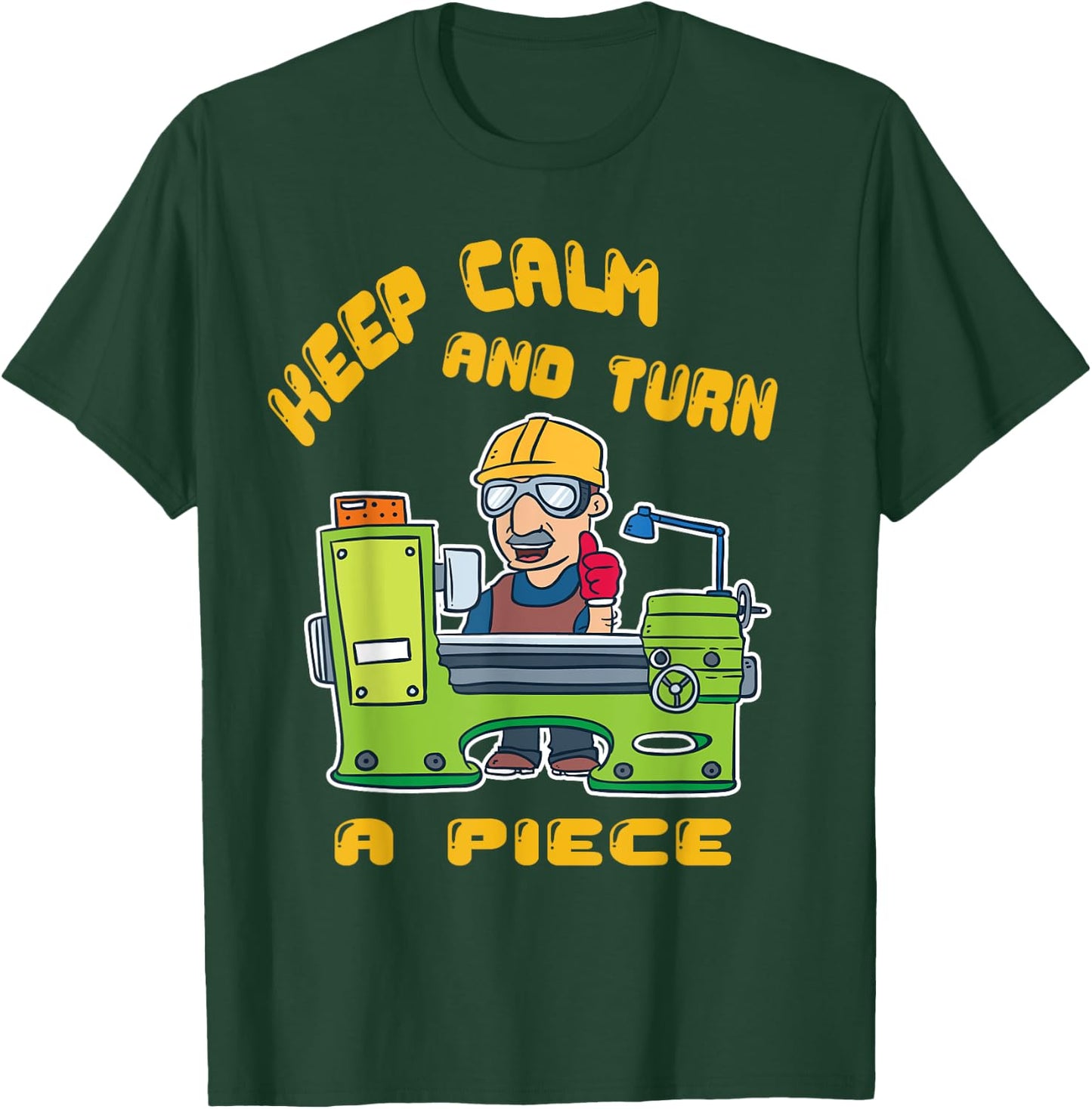 Metal Lathe | Milling Machine Shirt T-Shirt - T-Shirt | Forest