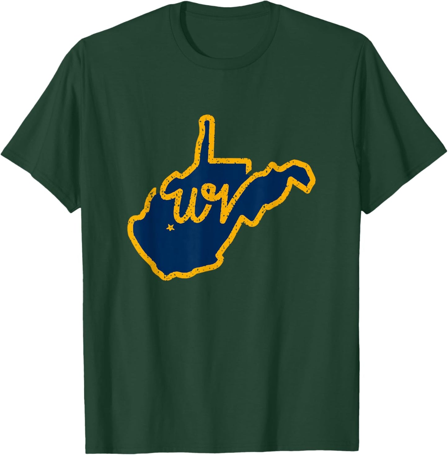 Vintage West Virginia Map WV 304 West Virginia Home T-Shirt - T-Shirt | Forest