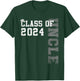 Uncle Senior 2024 Proud Uncle Of A Class Of 2024 Graduate T-Shirt - T-Shirt | Forest