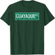 Retro Guayaquil, Ecuador Street Sign T-Shirt - T-Shirt | Forest