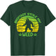 420 Funny Bigfoot Stole My Weed, Retro Sunset Sasquatch T-Shirt - T-Shirt | Forest