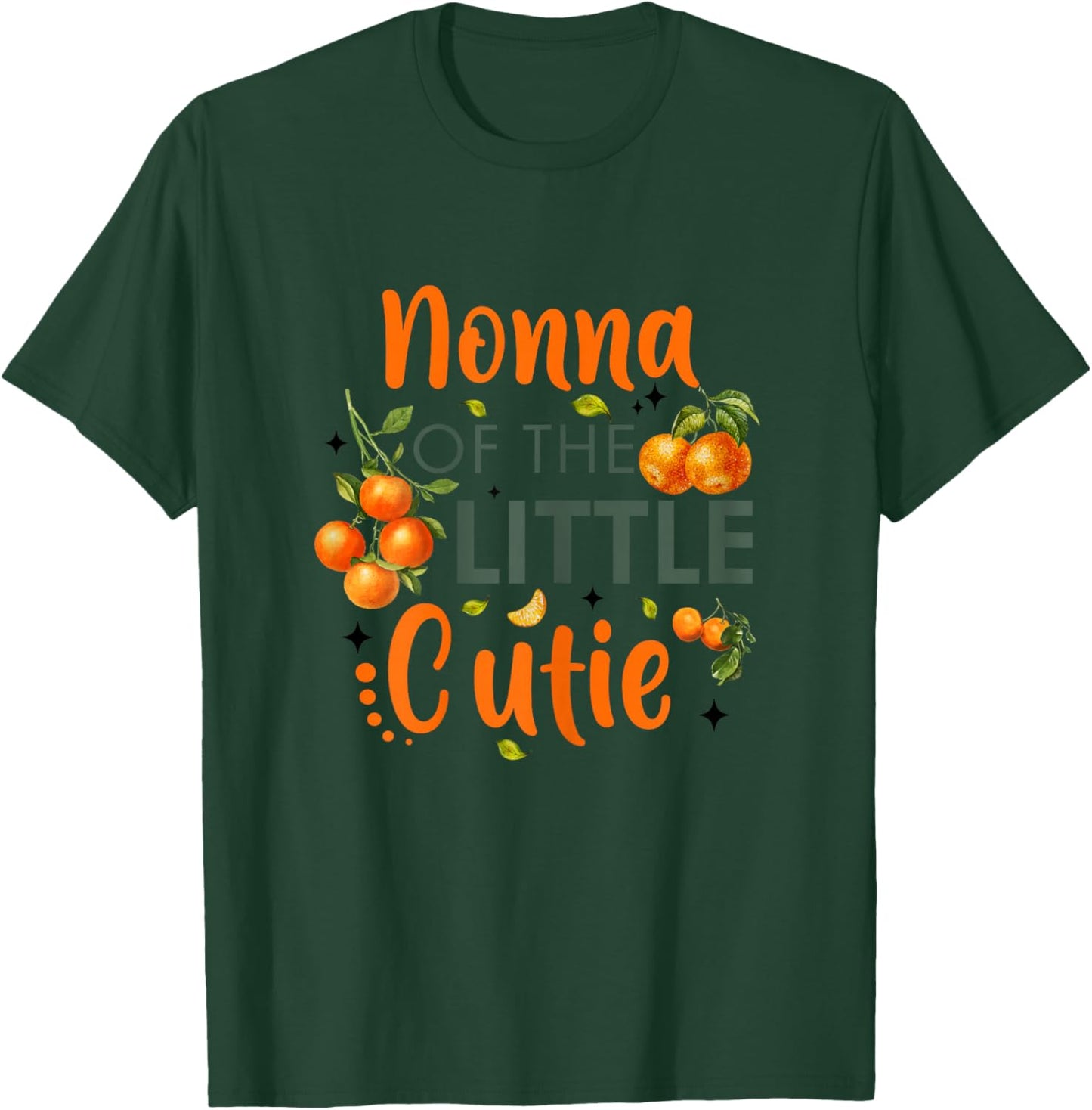 Nonna Of The Little Cutie Orange 1st Birthday Party T-Shirt - T-Shirt | Forest
