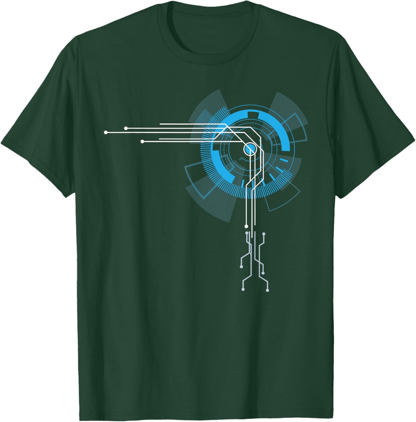 IT Developer Art Women Programming Computer Circuit T-Shirt - T-Shirt | Forest