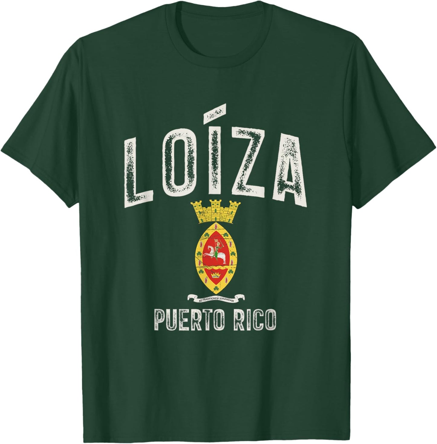 Loíza City in Puerto Rico, Loíza Armorial T-Shirt - T-Shirt | Forest