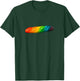 Rainbow Baguette Colorful LGBT Pride Bread T-Shirt - T-Shirt | Forest