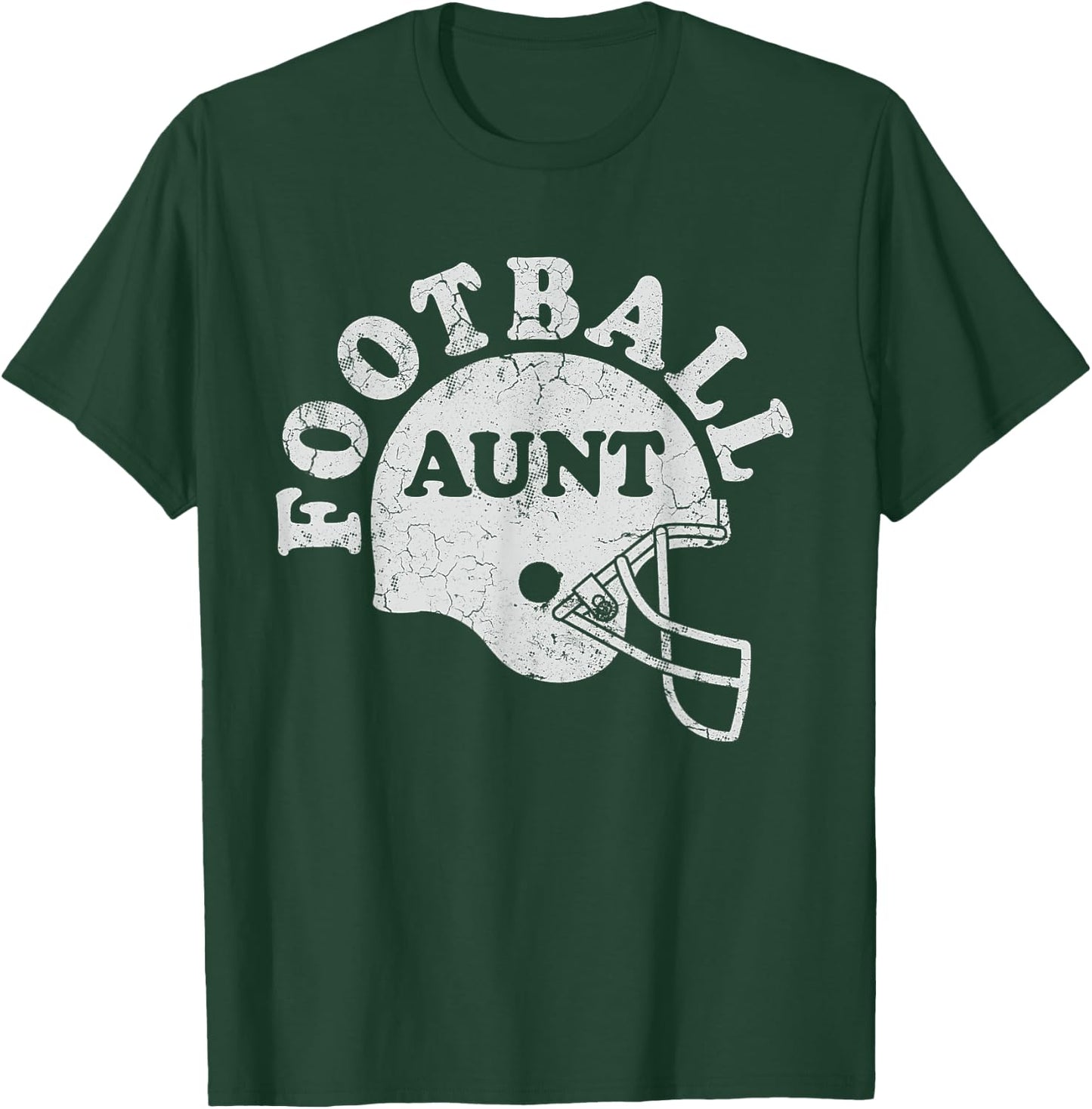 Football Aunt Sports Family T-Shirt - T-Shirt | Forest