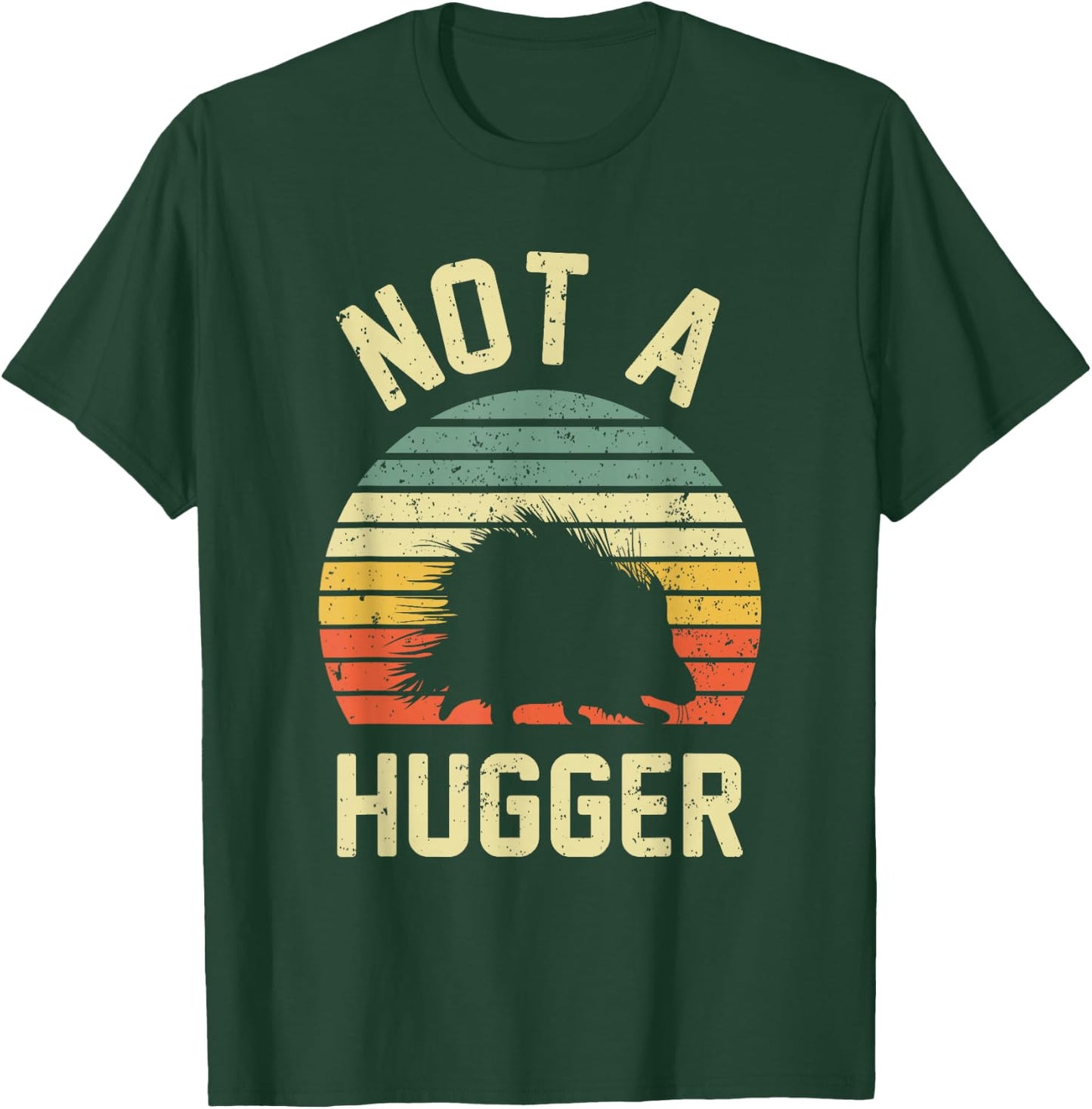 Vintage Not A Hugger Shirt - Funny Porcupine T-Shirt - T-Shirt | Forest