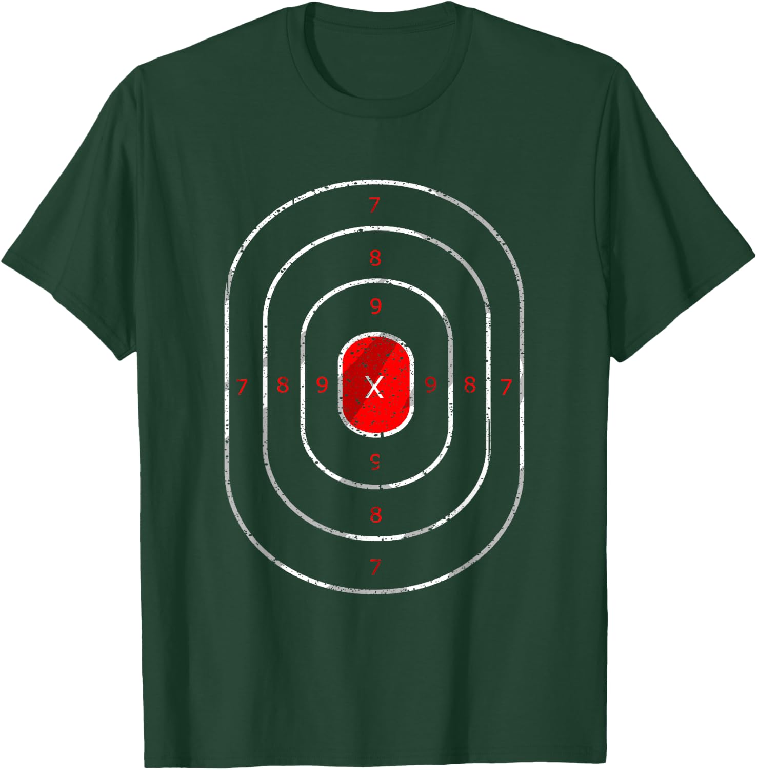 Cool Shooting Range Target | Funny Marksman Gun Lover Gift T-Shirt - T-Shirt | Forest