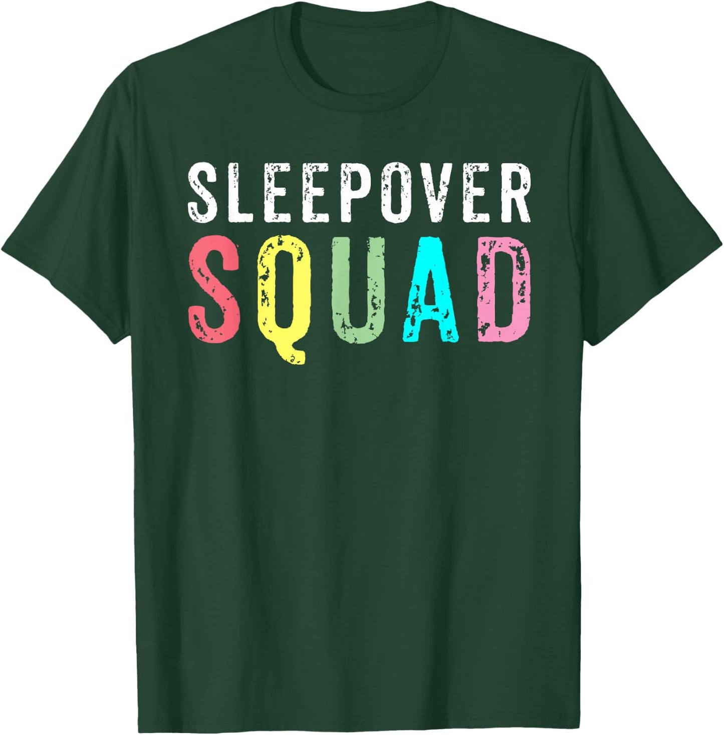 Sleepover Squad Slumber Party Overnight Pajama T-Shirt - T-Shirt | Forest