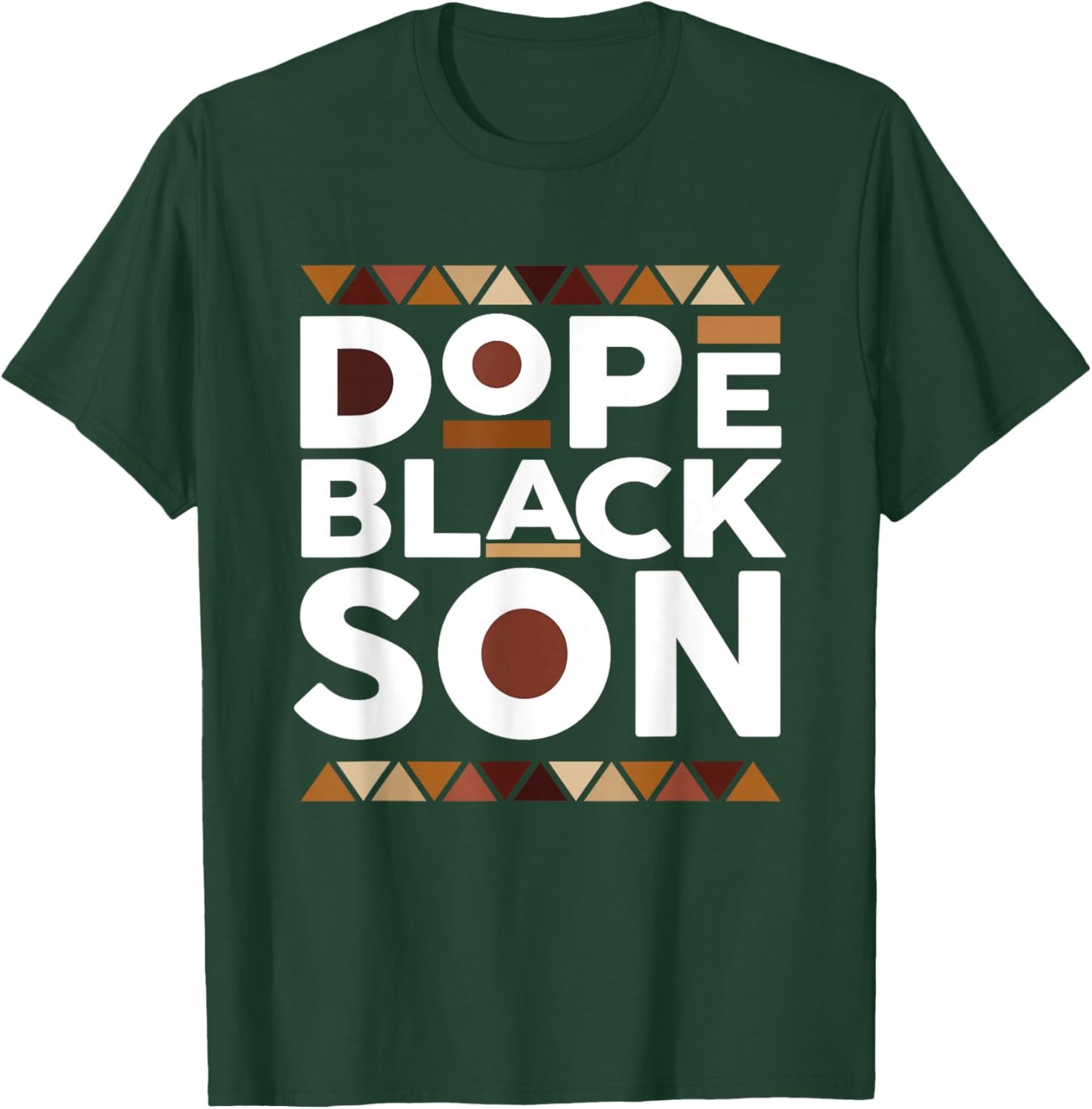 Black History Month Family Matching Melanin Dope Black Son T-Shirt - T-Shirt | Forest