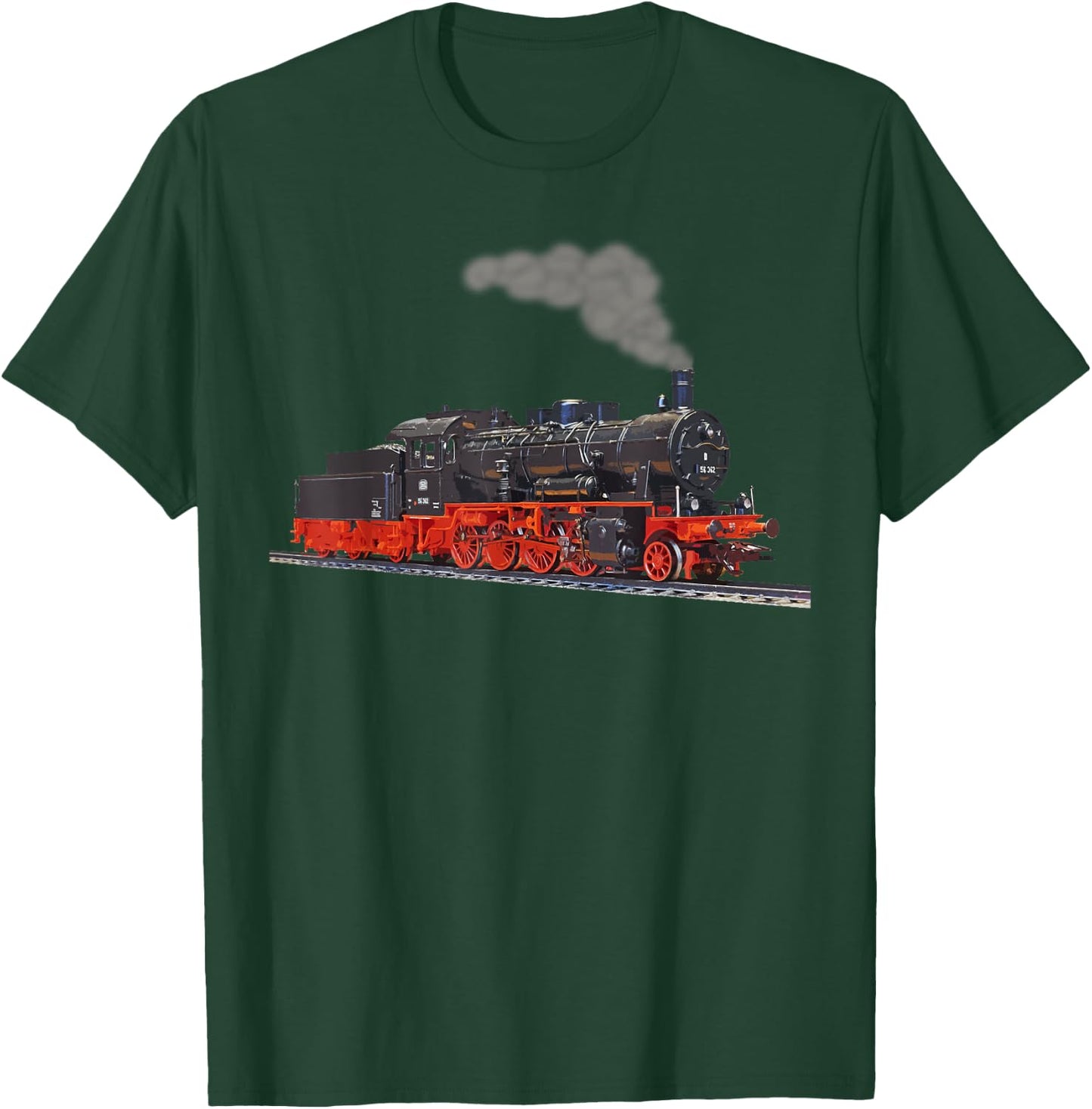 Real Steam Train I Locomotive T-Shirt - T-Shirt | Forest