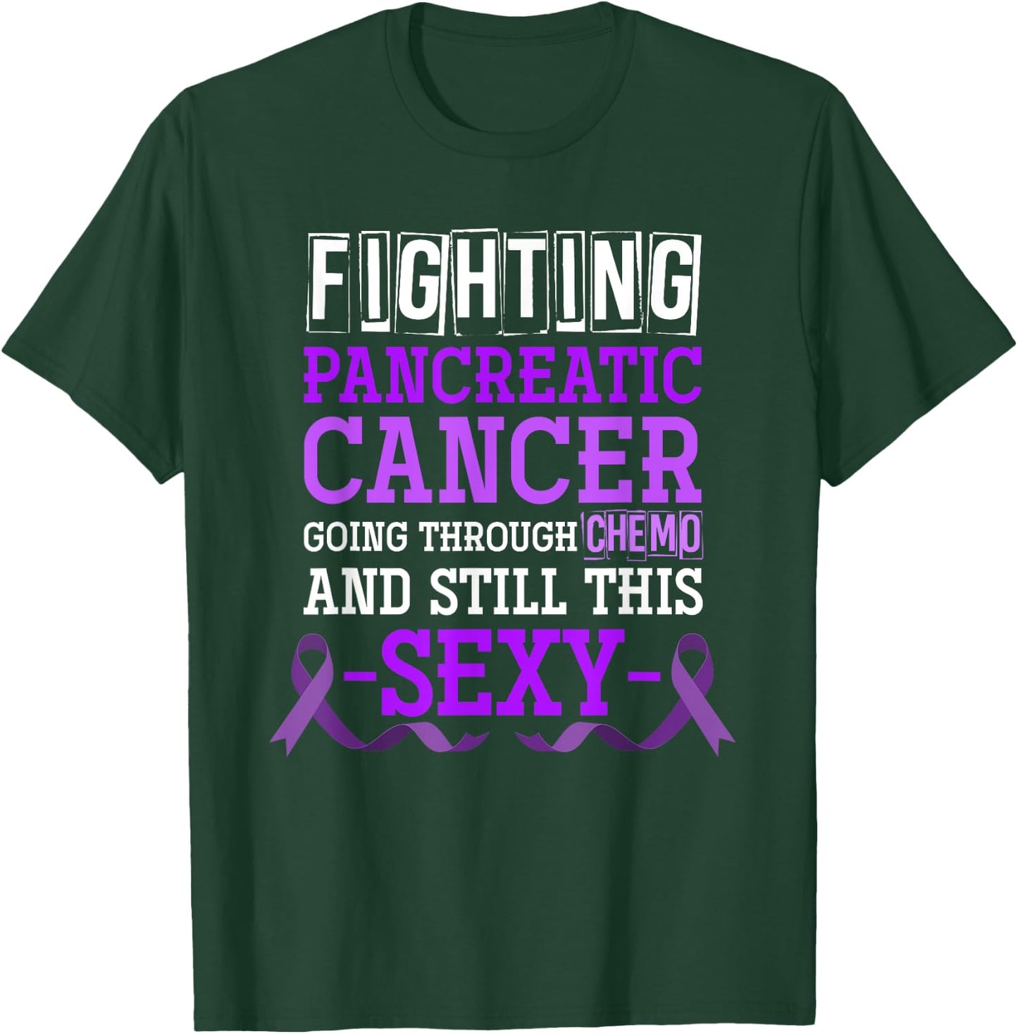 Fighting Pancreatic Cancer T-Shirt - T-Shirt | Forest