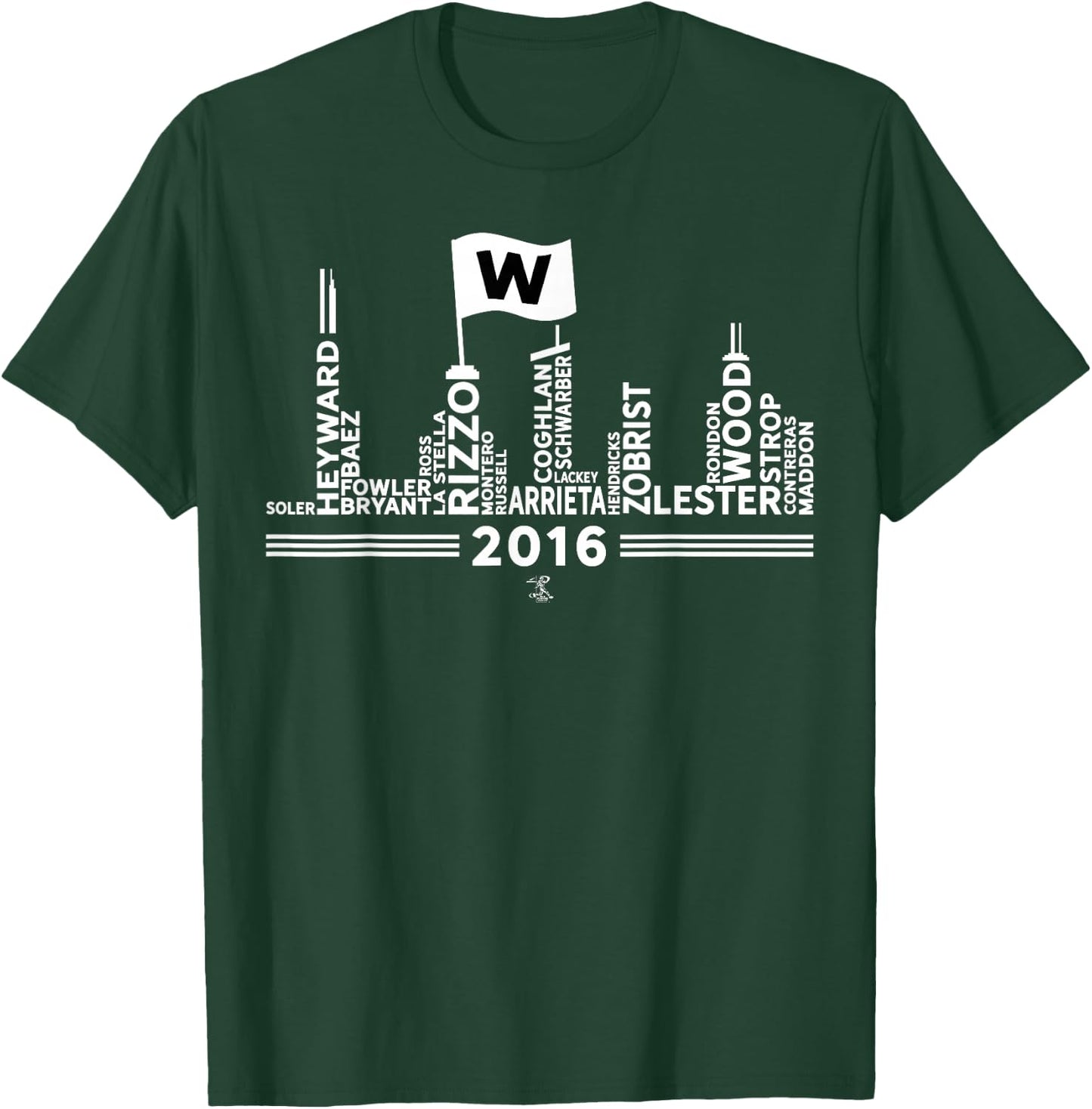 2019 Anthony Rizzo Skyline - Apparel T-Shirt - T-Shirt | Forest