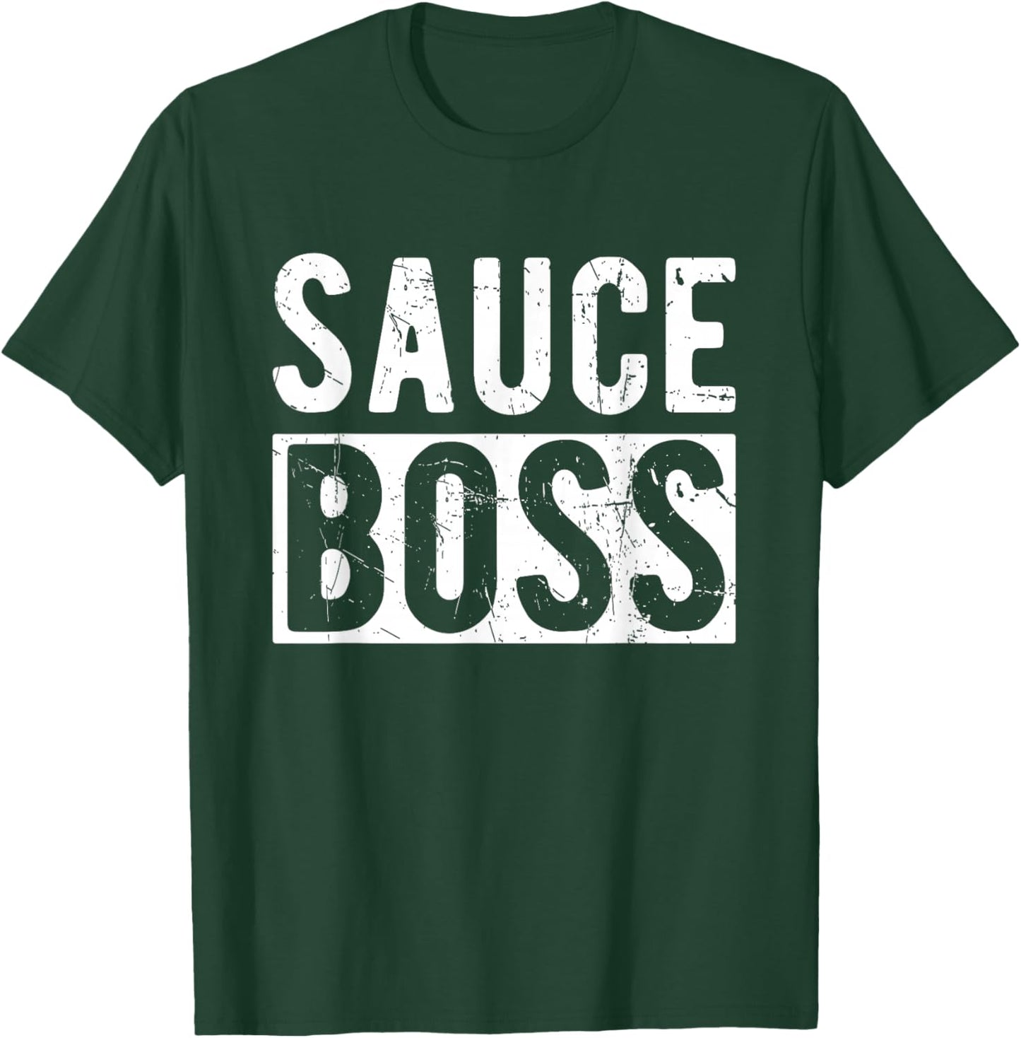 Sauce BOSS Culinary Sauce Enthusiast Restaurant Chef Boss T-Shirt - T-Shirt | Forest