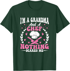 I’m a Grandma and a Chef Nothing Scares Me - Women's Cook T-Shirt - T-Shirt | Forest