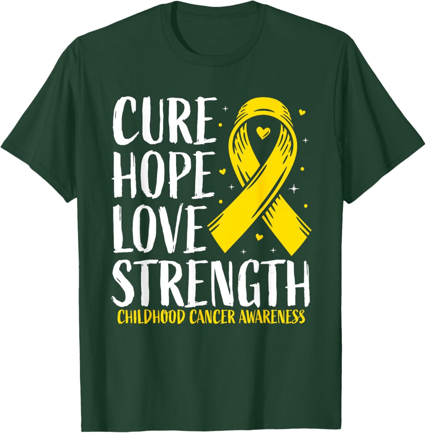 Childhood Cancer Awareness Shirt 2024 Childhood Cancer T-Shirt - T-Shirt | Forest