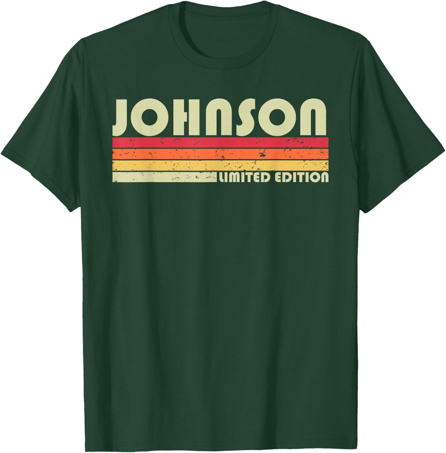 Johnson Gift Name Personalized Funny Retro Vintage Birthday T-Shirt - T-Shirt | Forest