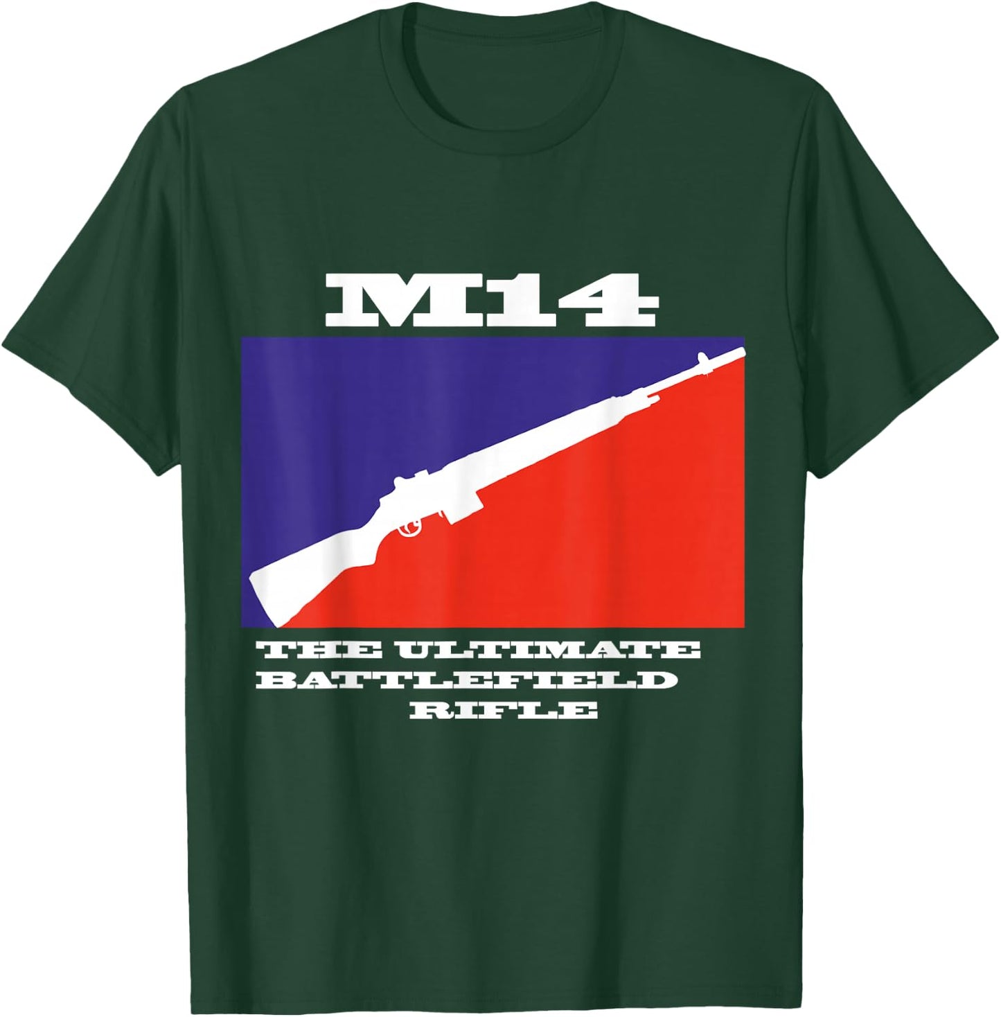 M14/M1A the ultimate .308Win 7,62 US Army Semi T-Shirt - T-Shirt | Forest
