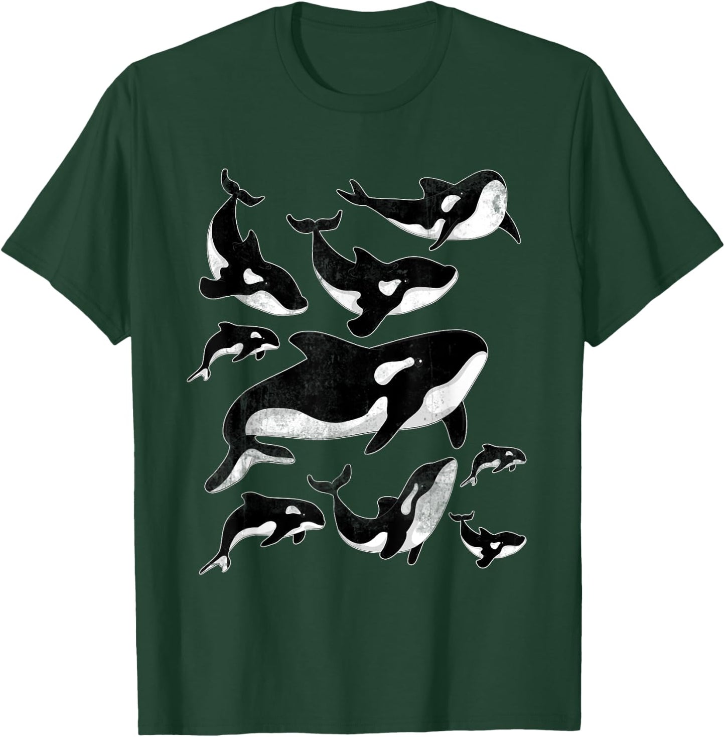 Killer Whale Ocean Animal Aquarist Gift Aquarium Orca T-Shirt - T-Shirt | Forest