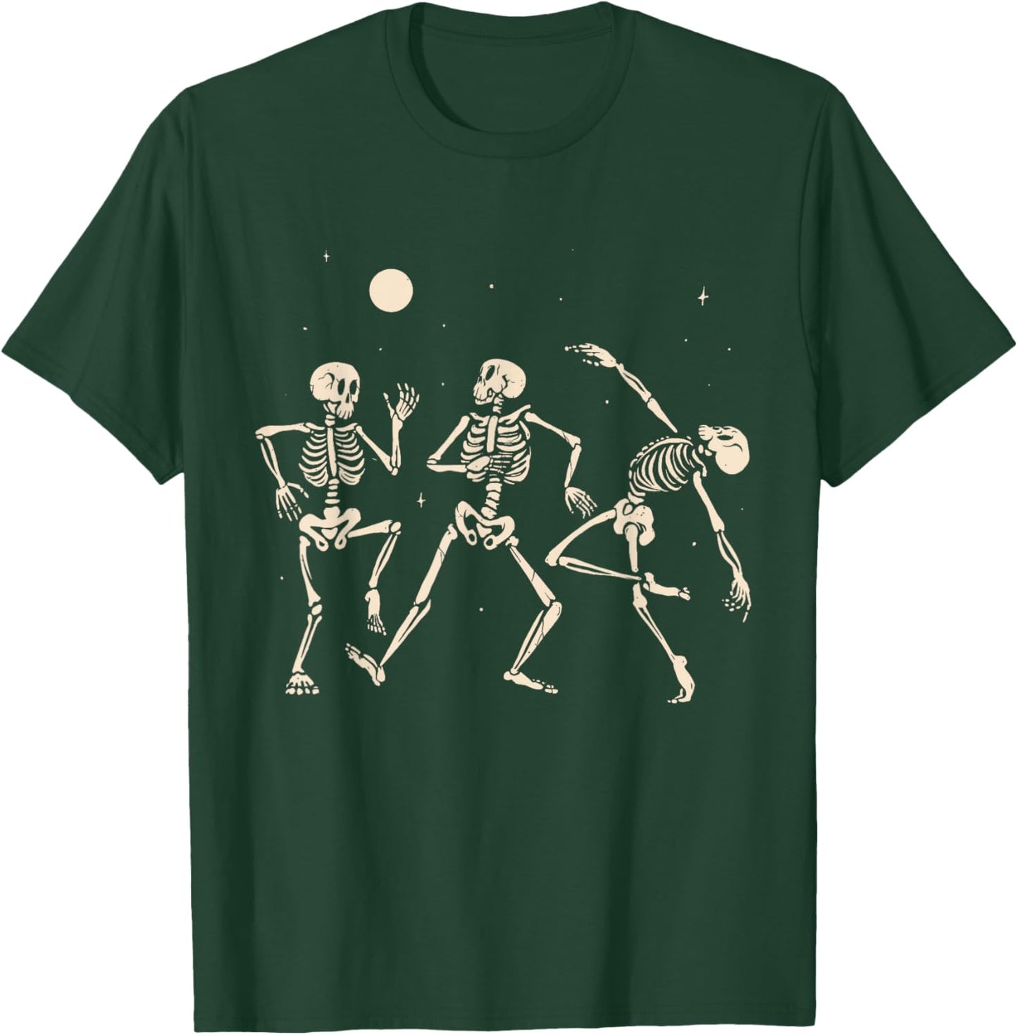 Spooky Dancing Skeletons Halloween Costume Music Adult Kids T-Shirt - T-Shirt | Forest