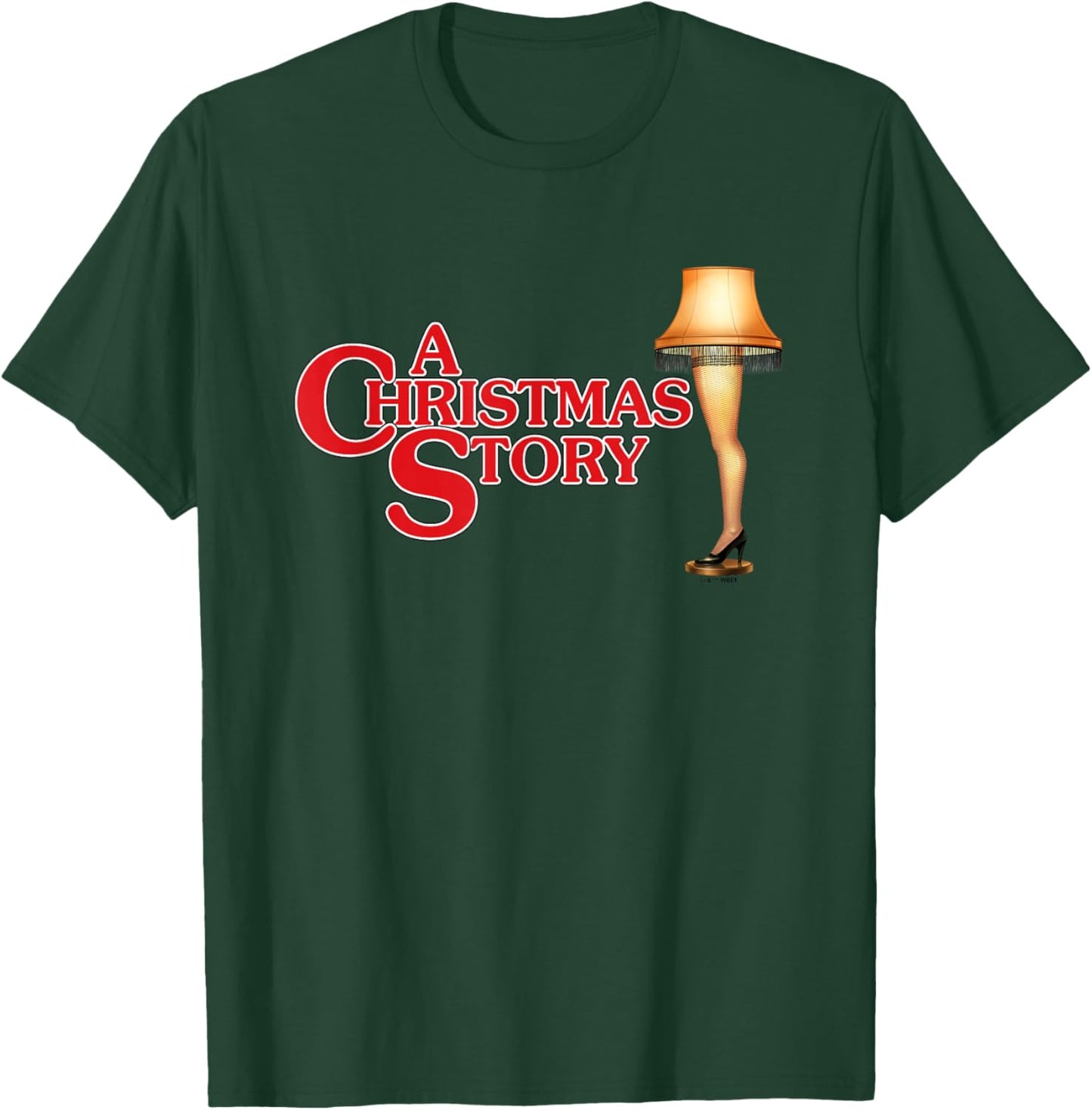 A Christmas Story Type With Leg Lamp T-Shirt - T-Shirt | Forest