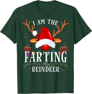 I Am The Farting Reindeer Christmas Family T-Shirt - T-Shirt | Forest