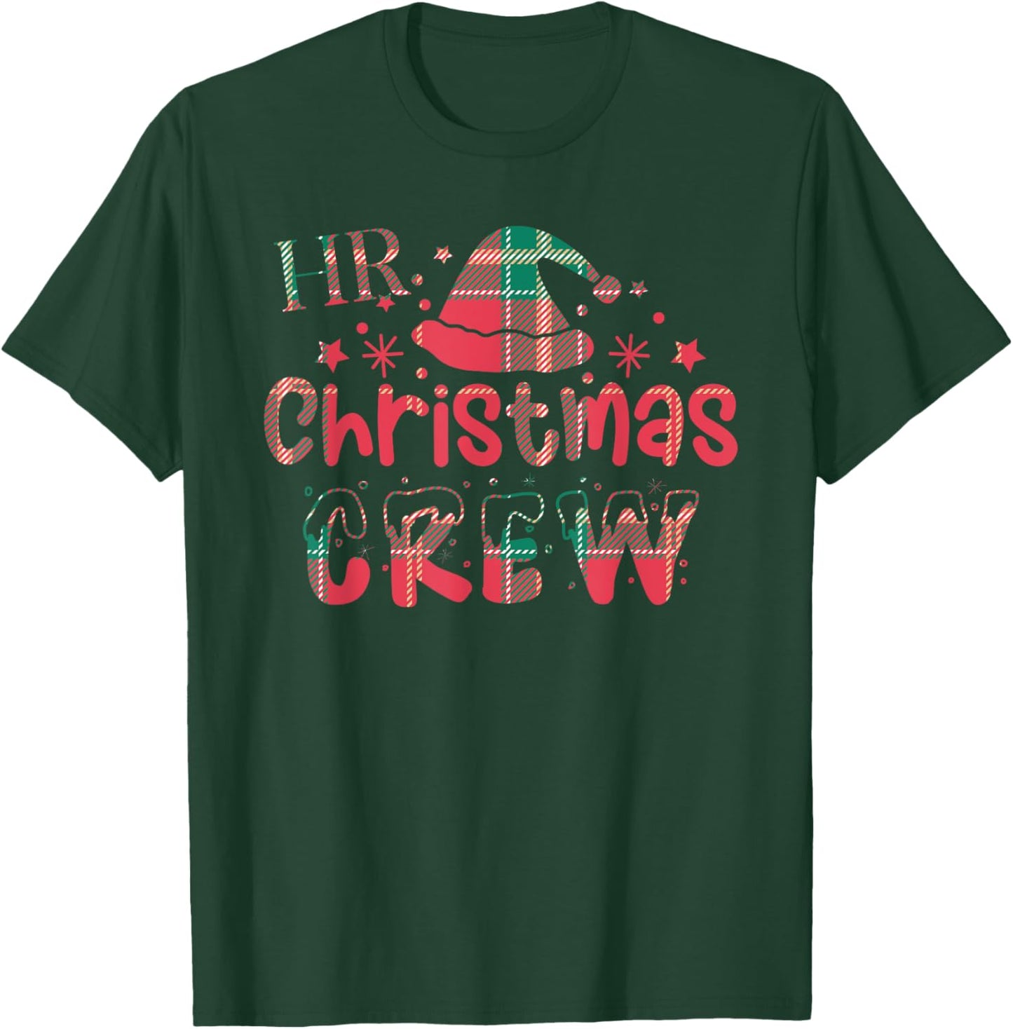 HR Christmas Crew Human Resources Vintage Funny Ugly Sweater T-Shirt - T-Shirt | Forest