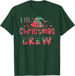 HR Christmas Crew Human Resources Vintage Funny Ugly Sweater T-Shirt - T-Shirt | Forest