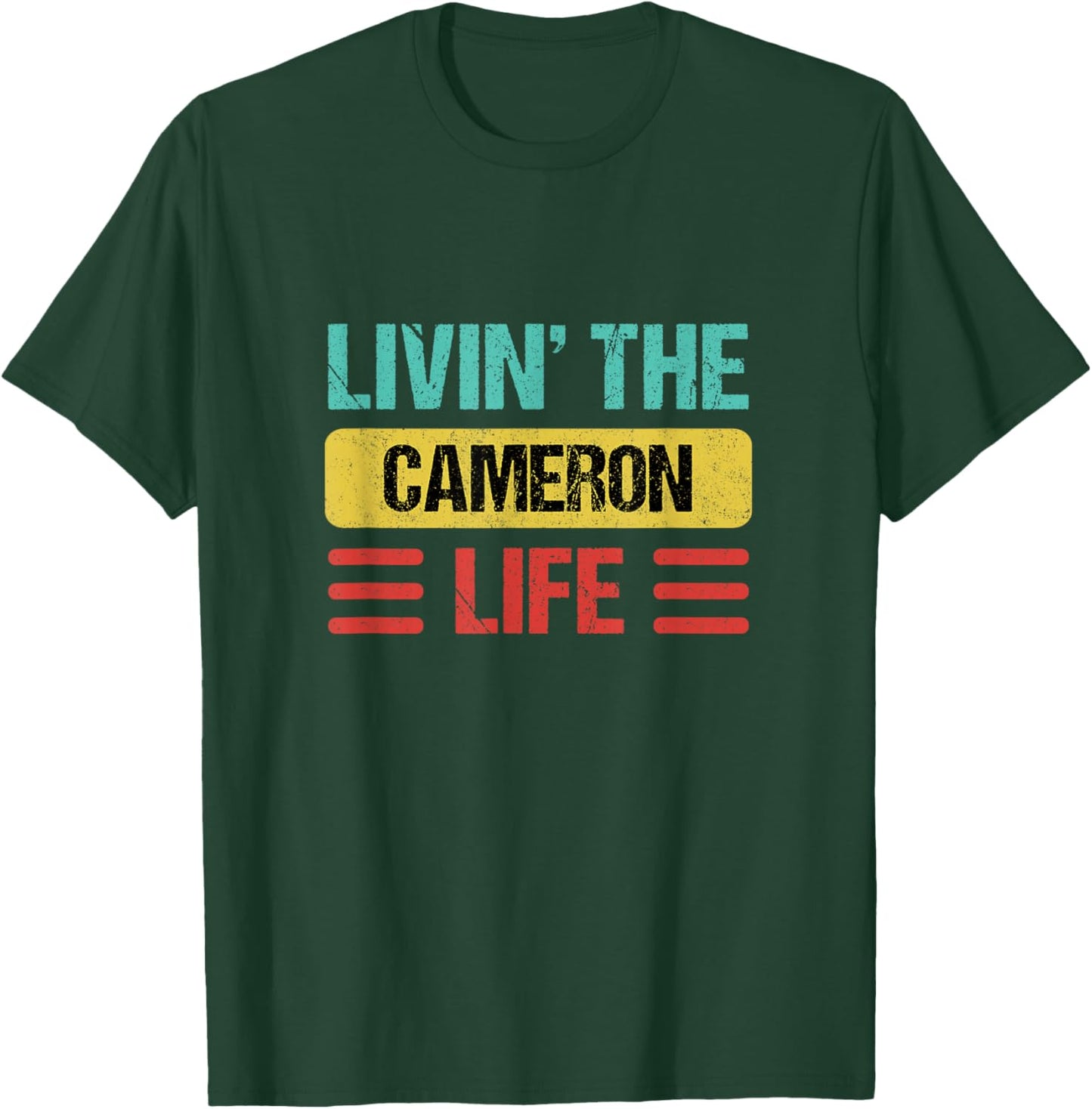 Cameron Name T-Shirt - T-Shirt | Forest