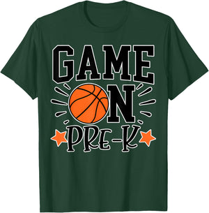 Funny Game On Pre-K Kids Basketball Preschool Sports T-Shirt - T-Shirt | Forest