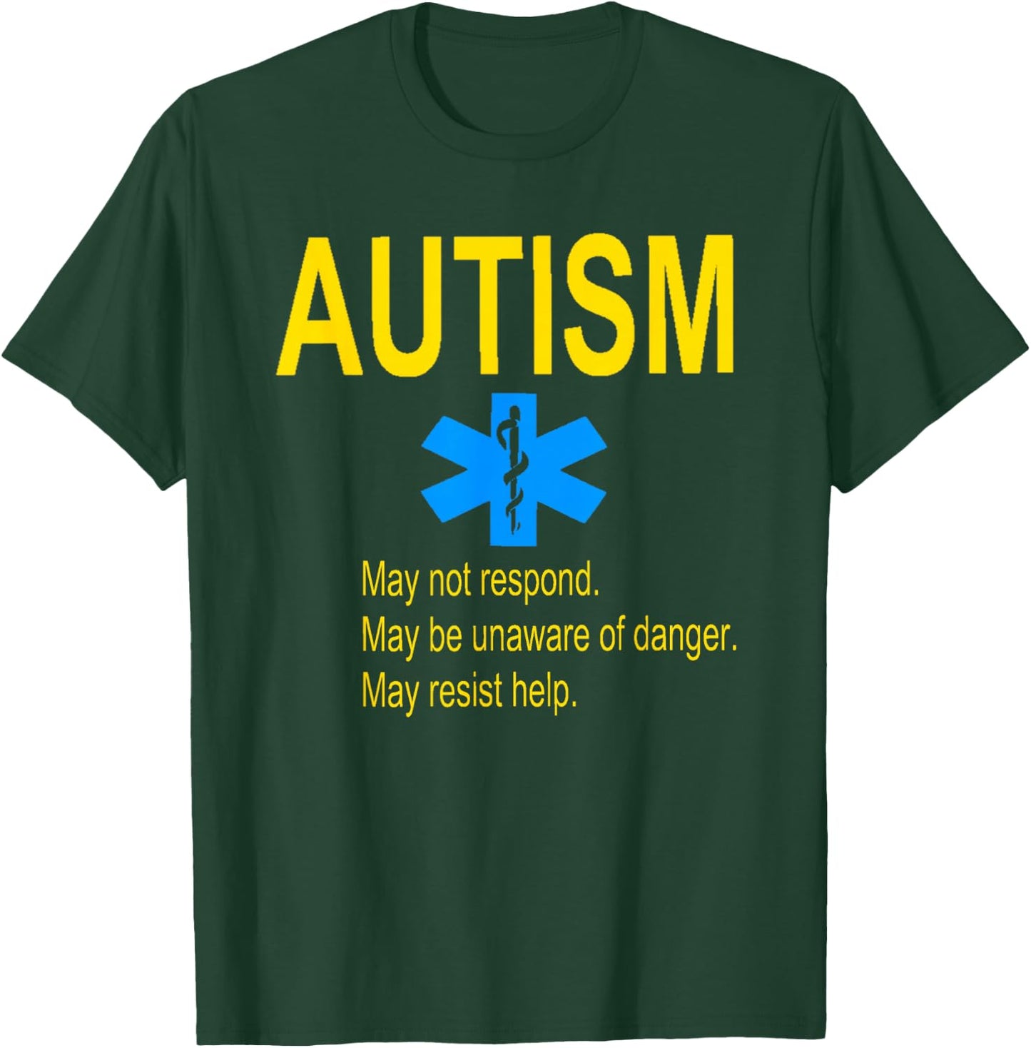 Autism For Kids Medical Alert T-Shirt - T-Shirt | Forest