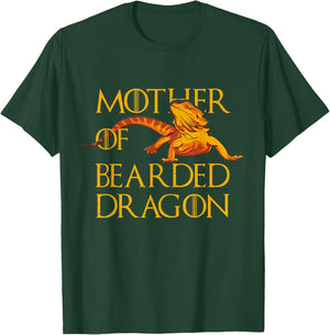 Woman Mother of Bearded Dragons Women Reptile Mom T-Shirt - T-Shirt | Forest