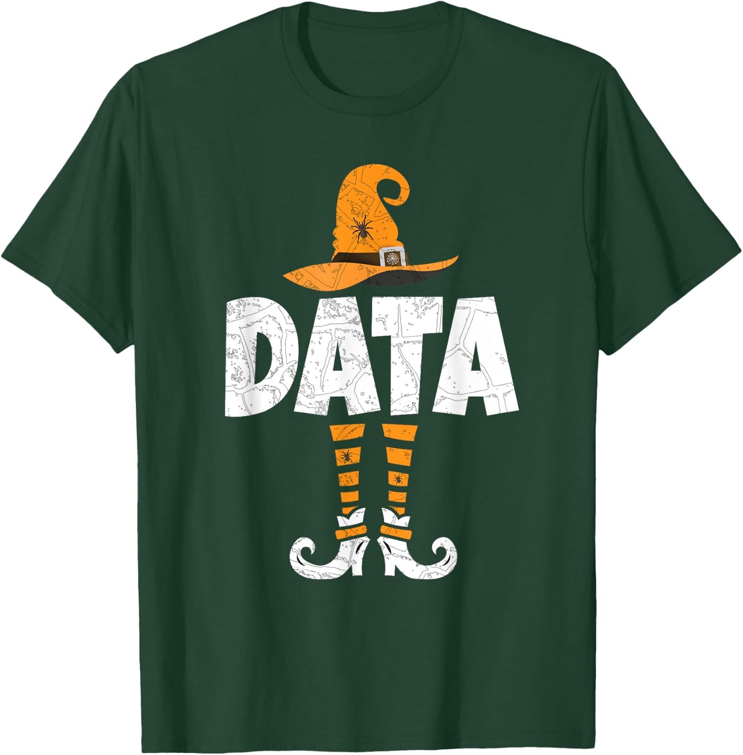 Data Analyst Statistics Scientist Halloween Themed T-Shirt - T-Shirt | Forest