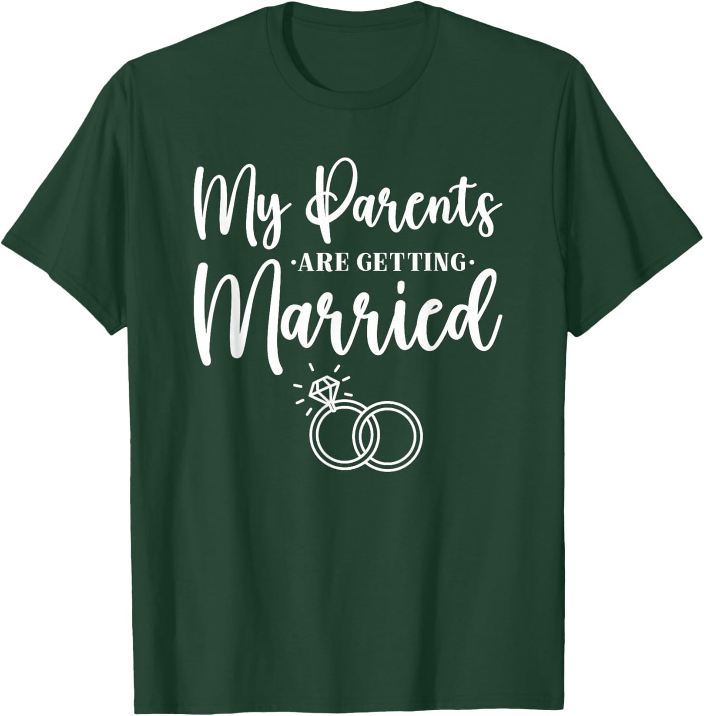 My Parents Are Getting Married Kids Wedding Announcement T-Shirt - T-Shirt | Forest