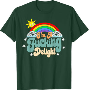 I'm a damn pleasure Sarcastic Rainbow T-Shirt - T-Shirt | Forest