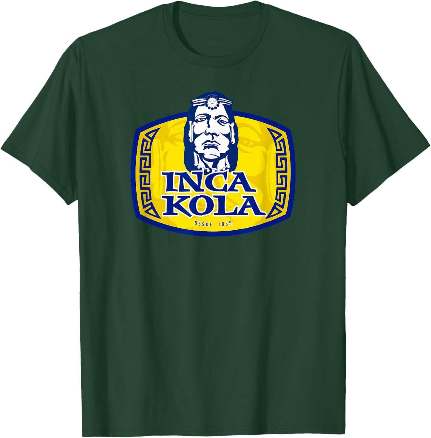 Inca Kola Logo Peru Soft Drink Golden Soda Retro T-Shirt - T-Shirt | Forest