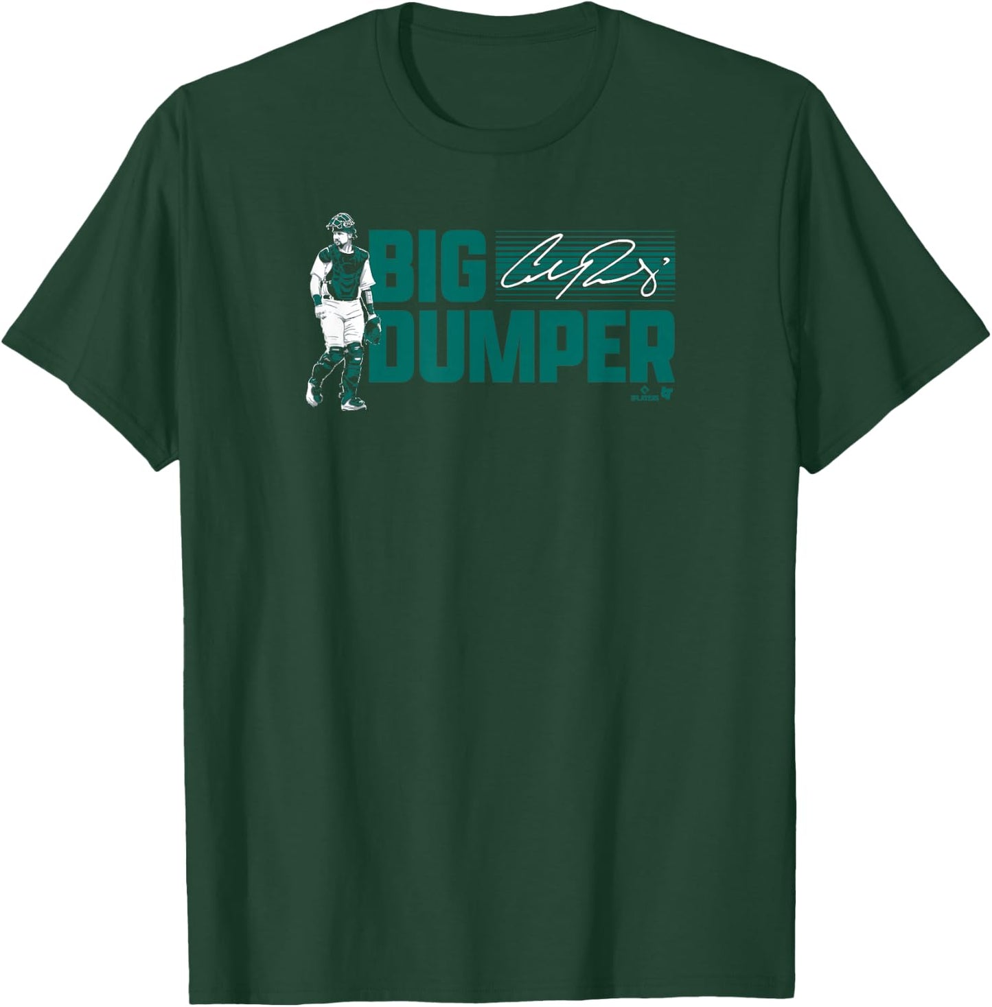 Cal Raleigh - Big Dumper - Seattle Baseball T-Shirt - T-Shirt | Forest