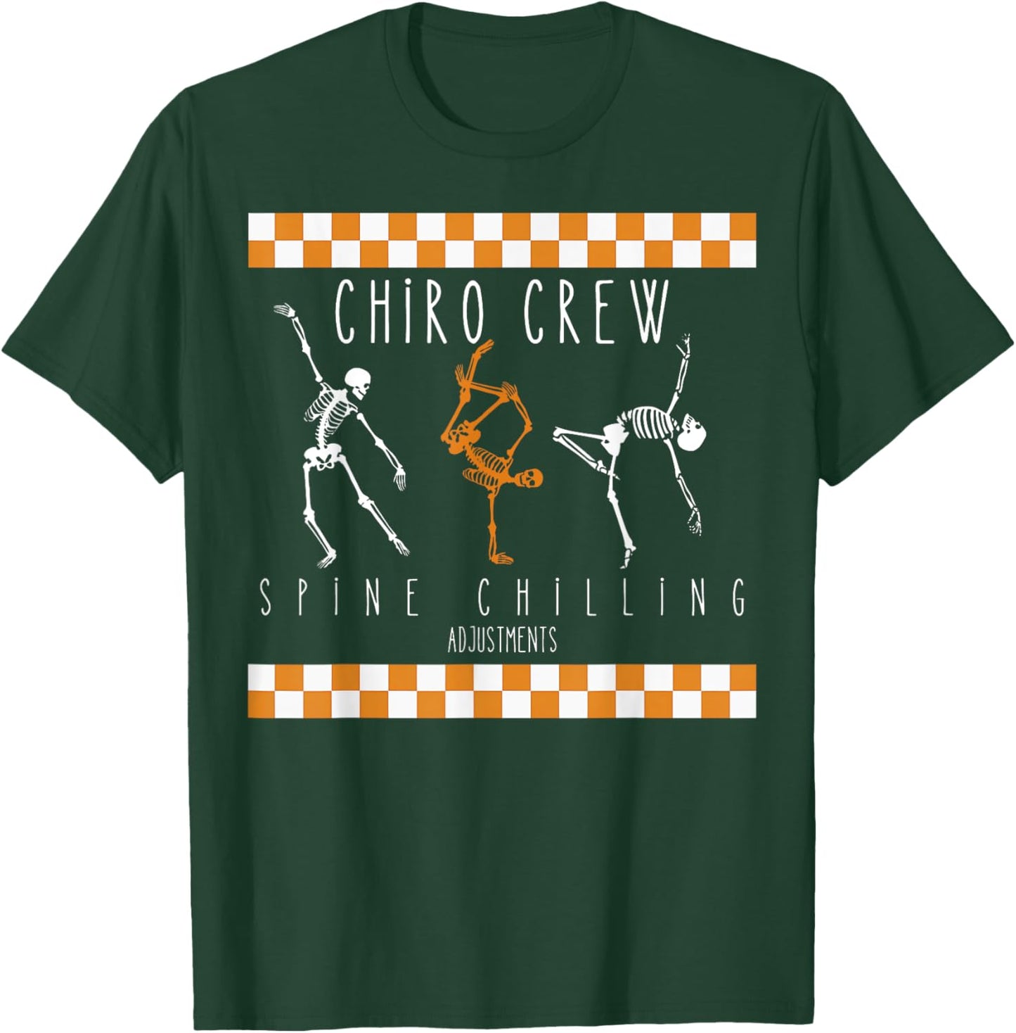 Skeleton Dancing Chiro Crew Chiropractor Halloween Costume T-Shirt - T-Shirt | Forest