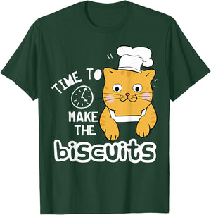 Chef Cat - Time To Make Biscuits Women T-Shirt - T-Shirt | Forest
