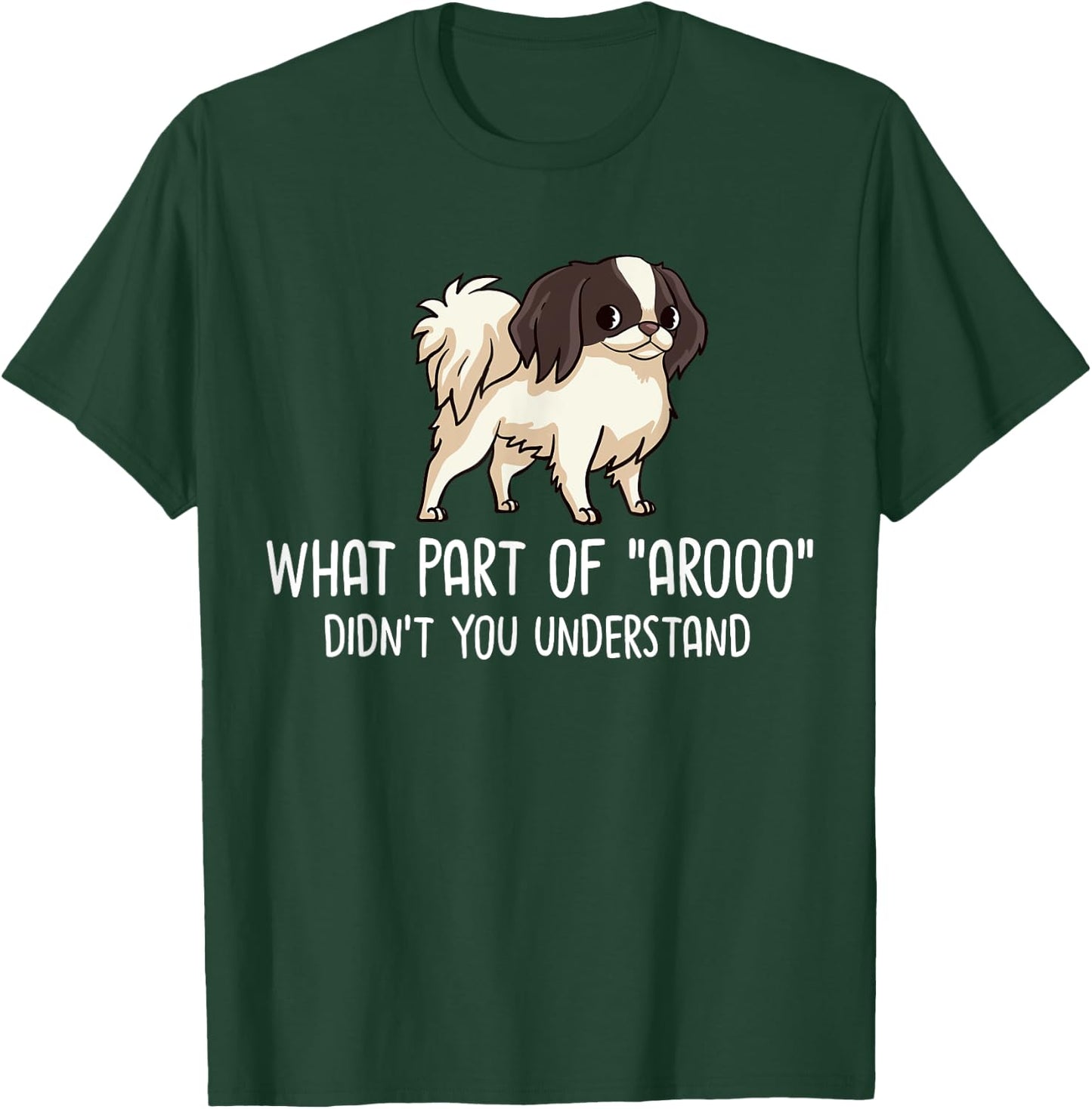 Japanese Chin Dog Puppies Owner Lover Men Women Kids T-Shirt - T-Shirt | Forest