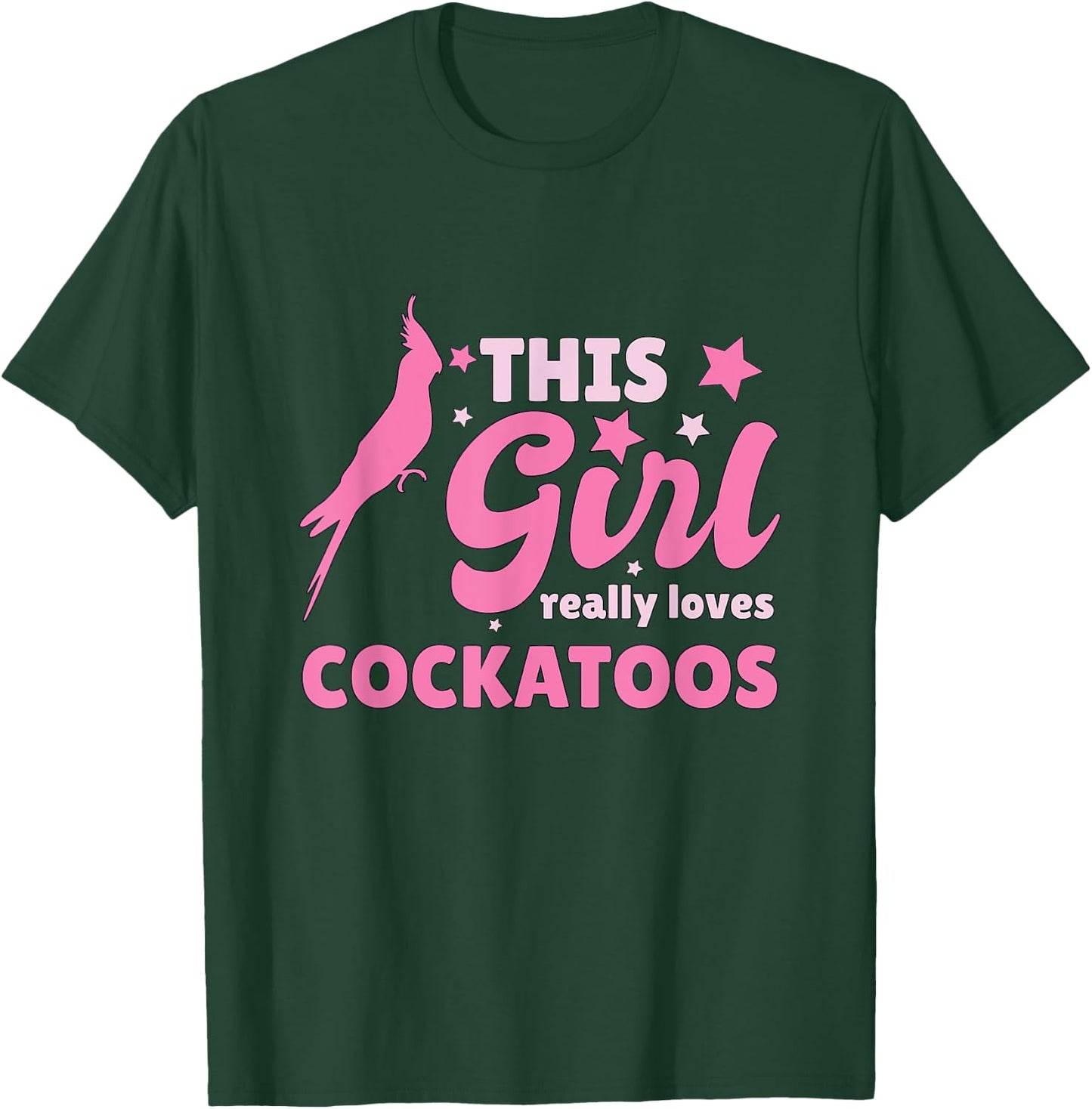 This Girl Really Loves Cockatoos Gift Cockatoo T-Shirt - T-Shirt | Forest