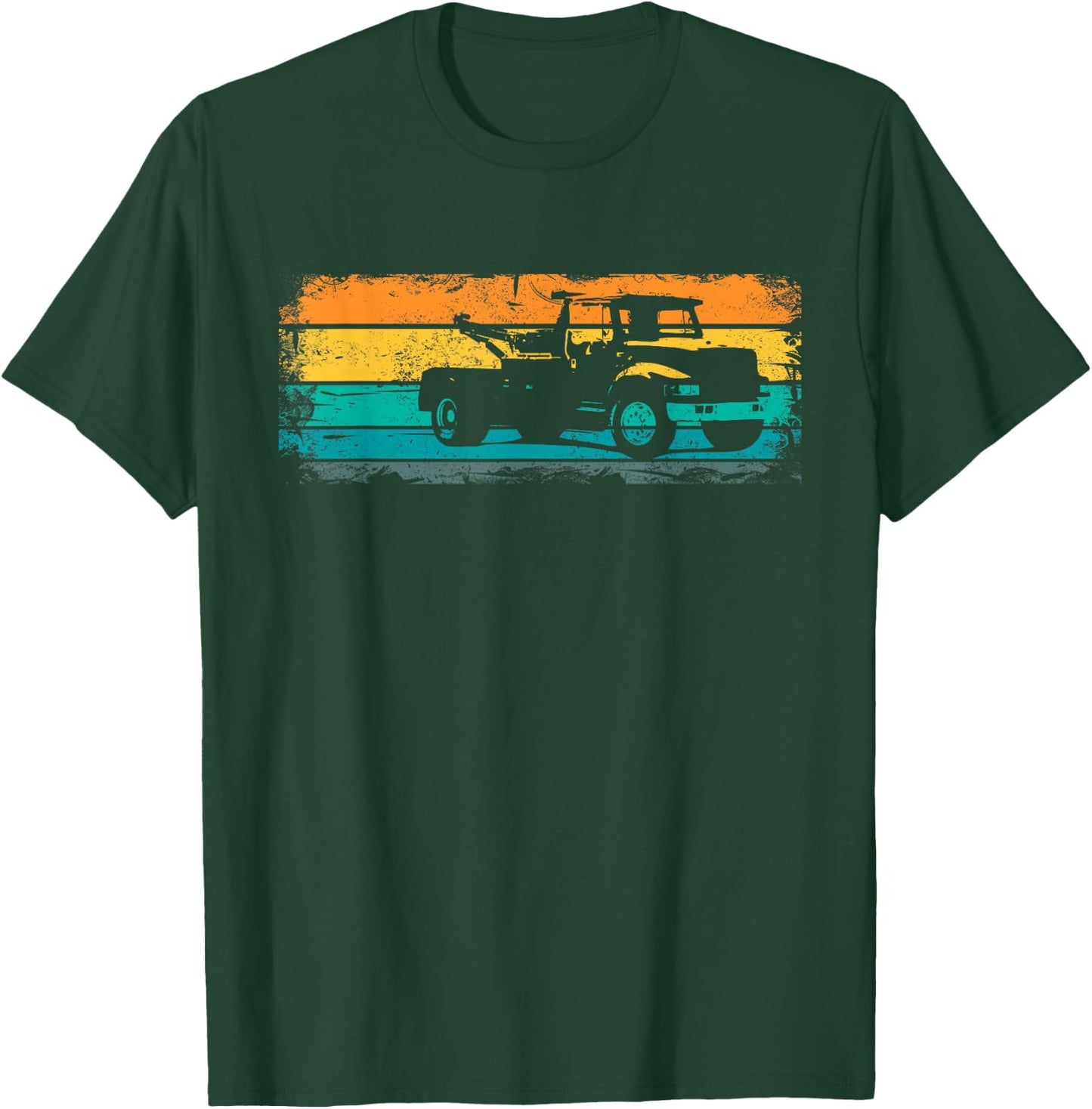 Retro Tow Truck Tow Truck - Vintage Towing Service T-Shirt - T-Shirt | Forest
