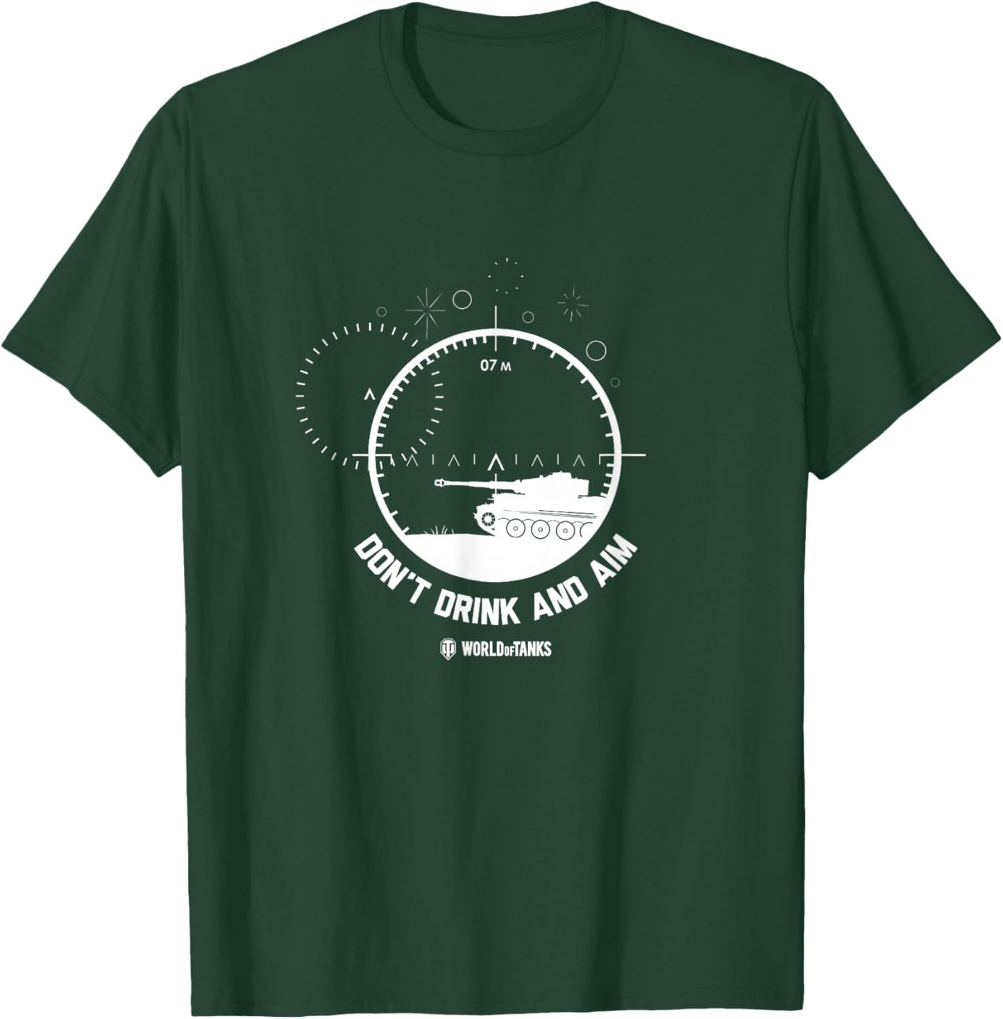 World of Tanks Don't Drink and Aim T-Shirt - T-Shirt | Forest
