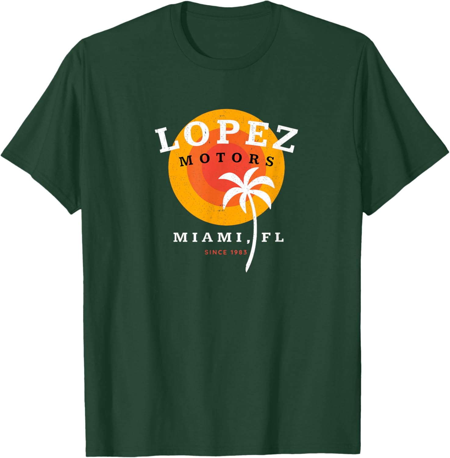 Lopez Motors - Miami, FL - Since 1983 T-Shirt - T-Shirt | Forest