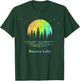 Seneca Lake Outdoor Adventure Family Vacation Rainbow T-Shirt - T-Shirt | Forest
