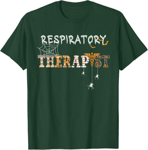 Respiratory Therapist funny Halloween Future Nurse spooky T-Shirt - T-Shirt | Forest