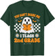 You Can't Scare Me I Teach 2nd Grade Retro Teacher Halloween T-Shirt - T-Shirt | Forest